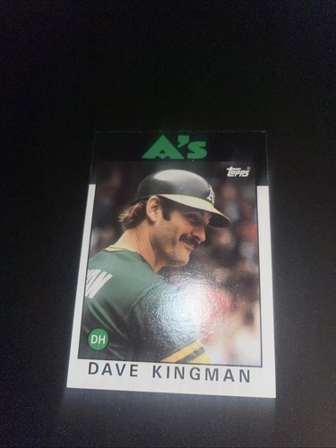 1986 topps 410 - 1986, kingman