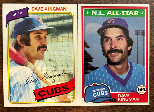 1980 topps dave kingman 1981 - 1980,